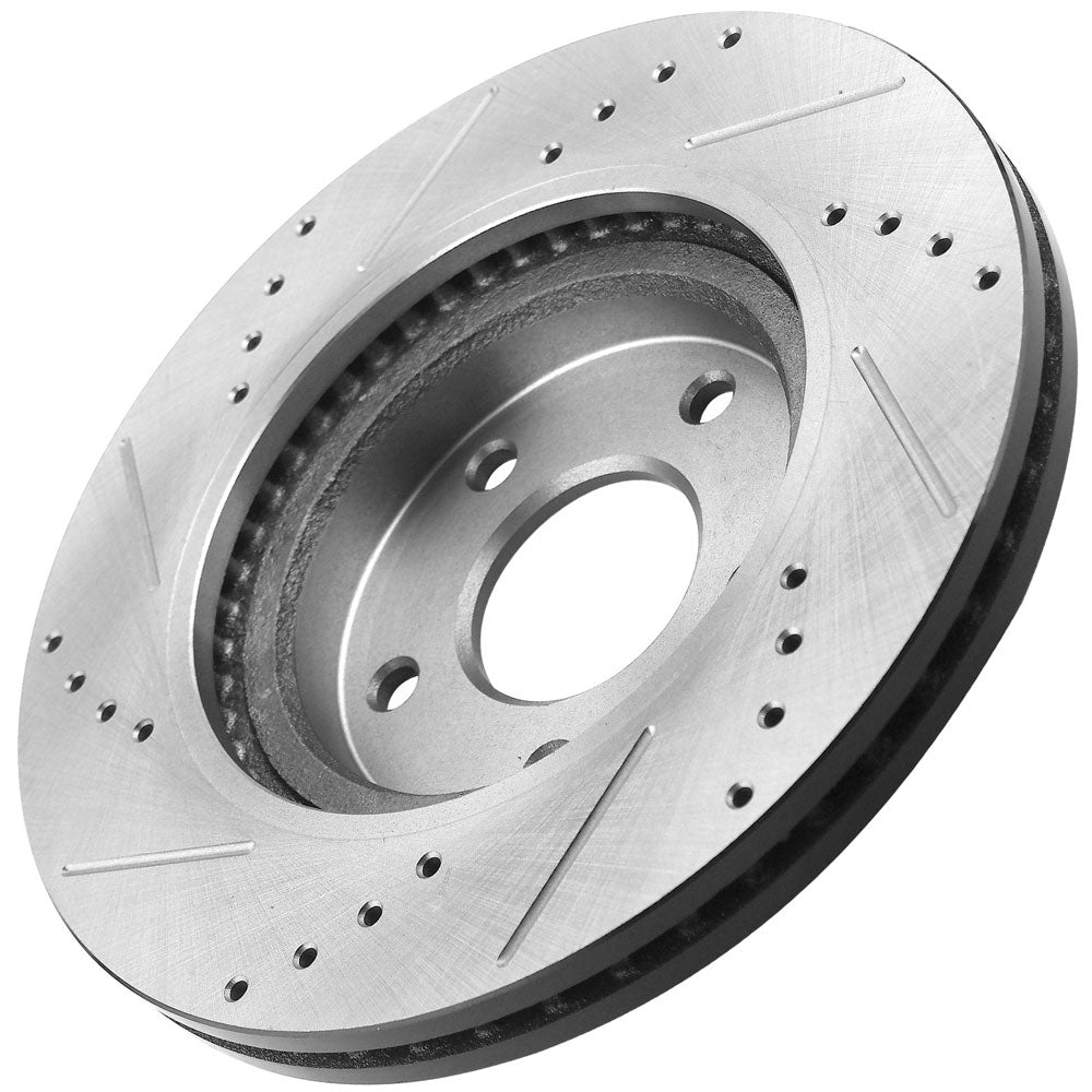 Honda Pilot Acura MDX Rear DRILLED Brake Rotors