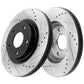 Honda Pilot Acura MDX Rear DRILLED Brake Rotors