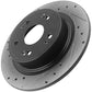 Acura RDX Honda CR-V Rear Brake Rotors Ceramic Pads Drill Slot