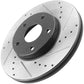 Toyota Corolla Matrix Prius Lexus CT200h REAR Drilled Brake Rotors