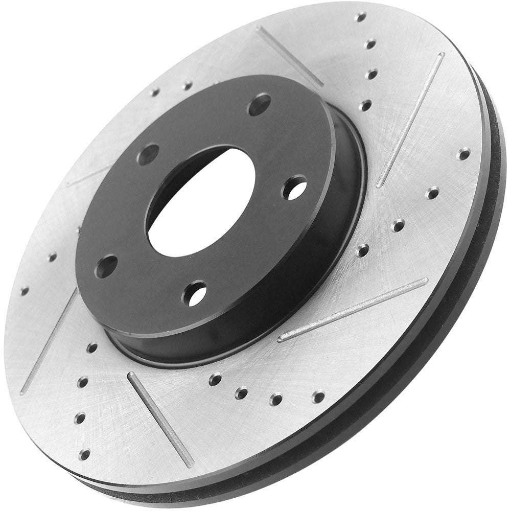 Toyota Corolla Matrix Prius Lexus CT200h REAR Drilled Brake Rotors