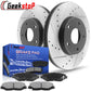 Toyota Prius Pontiac Vibe Lexus Rear Coated Brake Rotors Brake Pads