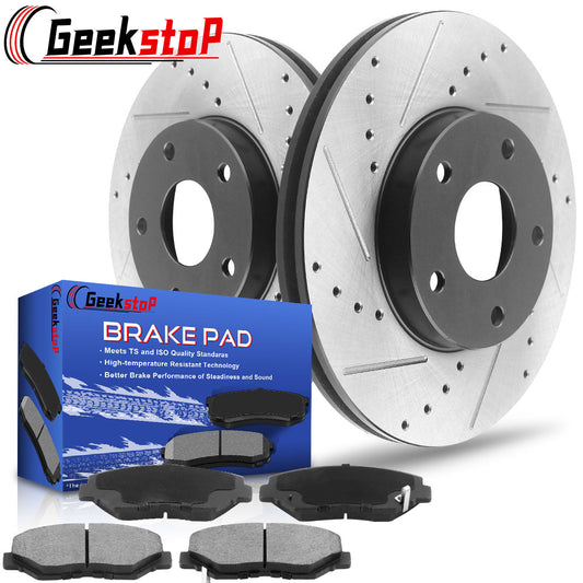 Toyota Prius Pontiac Vibe Lexus Rear Coated Brake Rotors Brake Pads