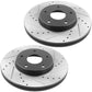 Toyota Prius Pontiac Vibe Lexus Rear Coated Brake Rotors Brake Pads