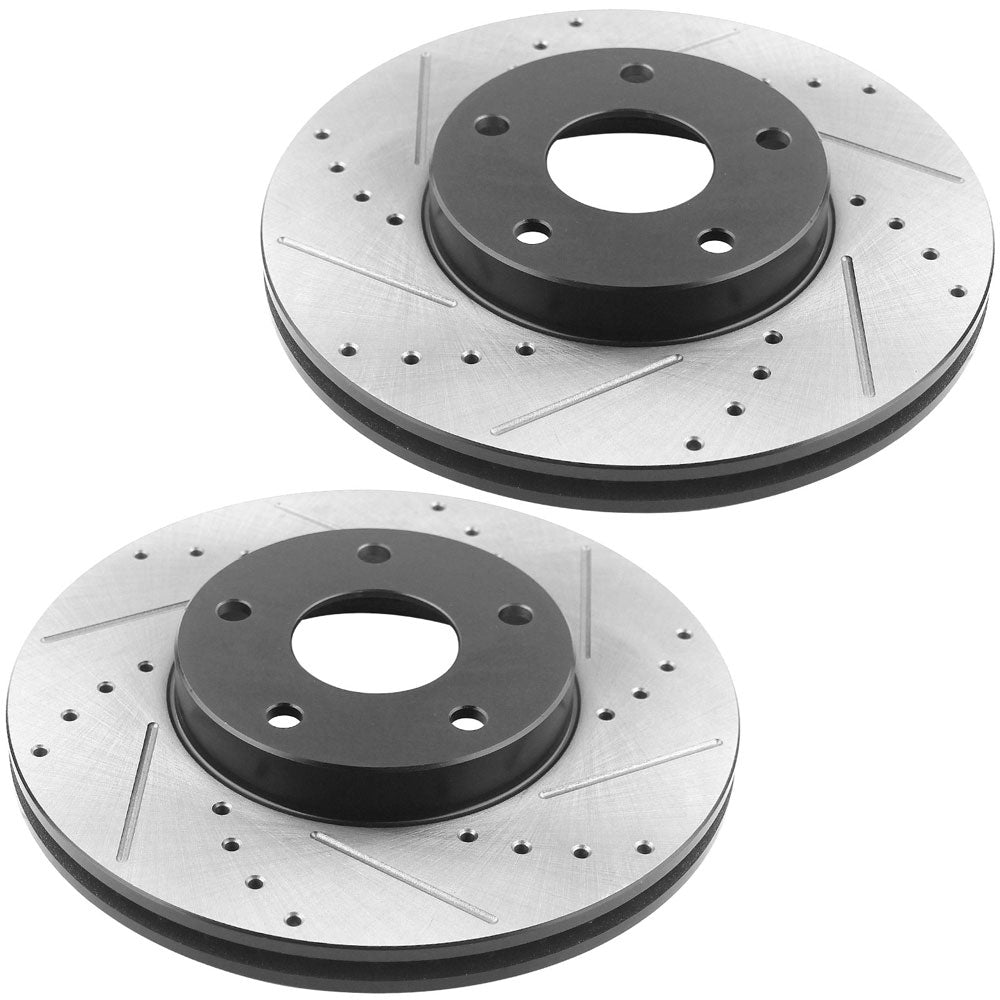 Toyota Prius Pontiac Vibe Lexus Rear Coated Brake Rotors Brake Pads