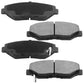 Toyota Prius Pontiac Vibe Lexus Rear Coated Brake Rotors Brake Pads