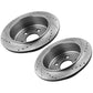 Jeep Commander Grand Cherokee REAR DRILLED Brake Rotors