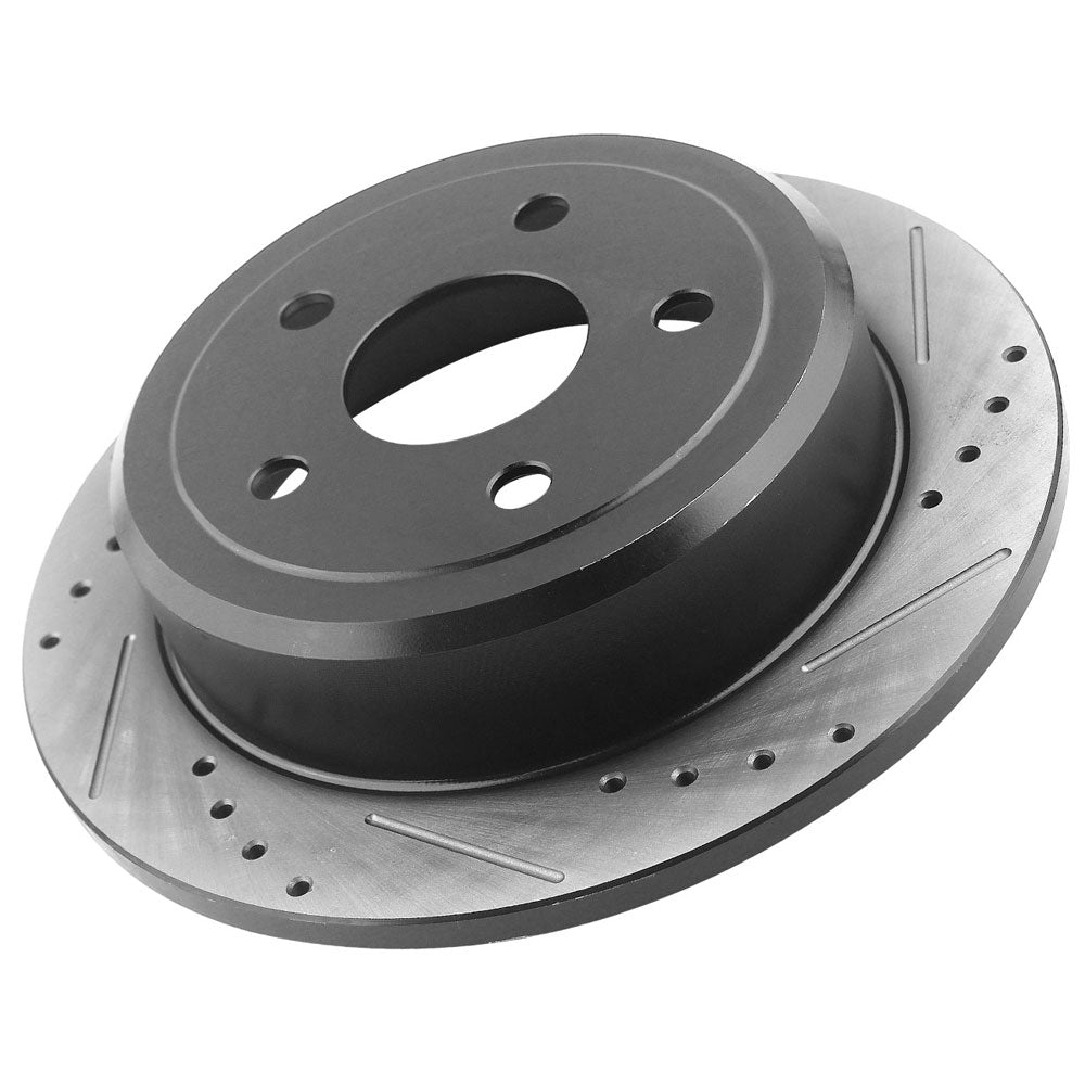 Jeep Commander Grand Cherokee REAR DRILLED Brake Rotors