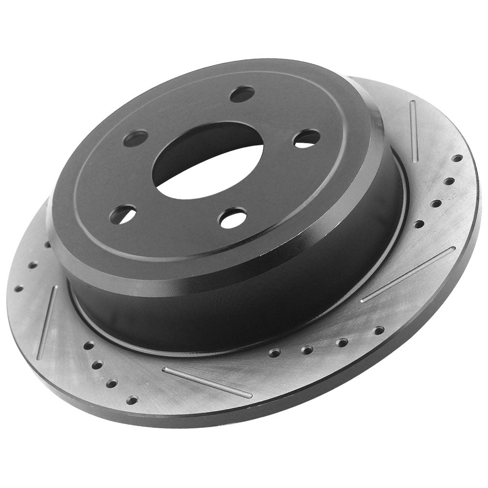 Jeep Commander Grand Cherokee REAR Brake Rotors Ceramic Pads