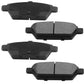 Ford Mustang Base GT Rear DRILLED Brake Rotors Ceramic Pads