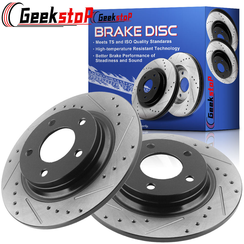 FORD EDGE LINCOLN MKX Front Brake Rotors Drill Slot