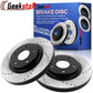 Chevrolet Impala Monte Carlo REAR Drilled Slot Brake Rotors
