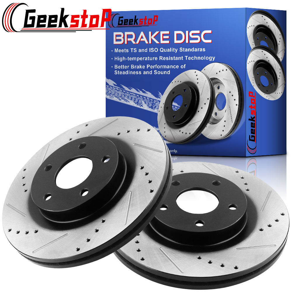 Chevrolet Impala Monte Carlo REAR Drilled Slot Brake Rotors