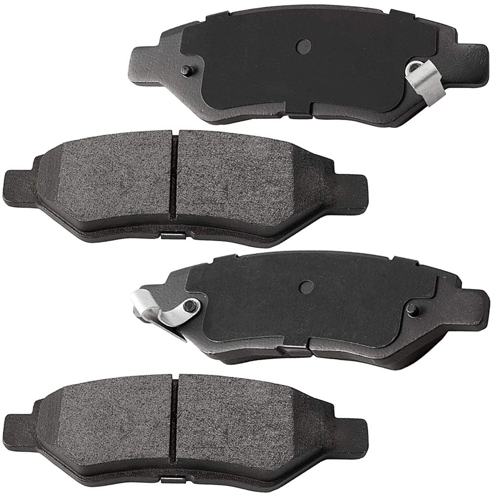 CTS Chevy Camaro Rear Drilled Brake Rotors Brake Pads