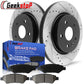 CTS Chevy Camaro Rear Drilled Brake Rotors Brake Pads