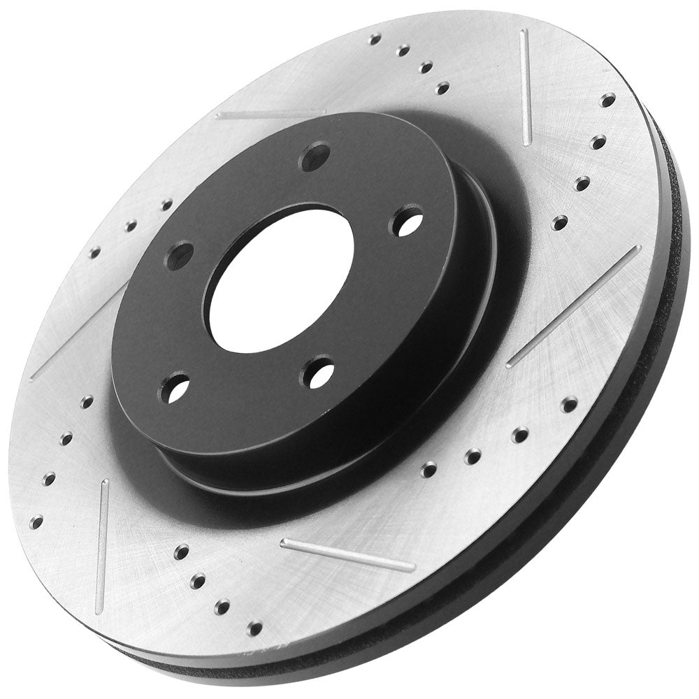 Dodge Nitro Jeep Liberty Front Drilled Brake Rotors