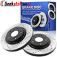 Dodge Nitro Jeep Liberty Front Drilled Brake Rotors