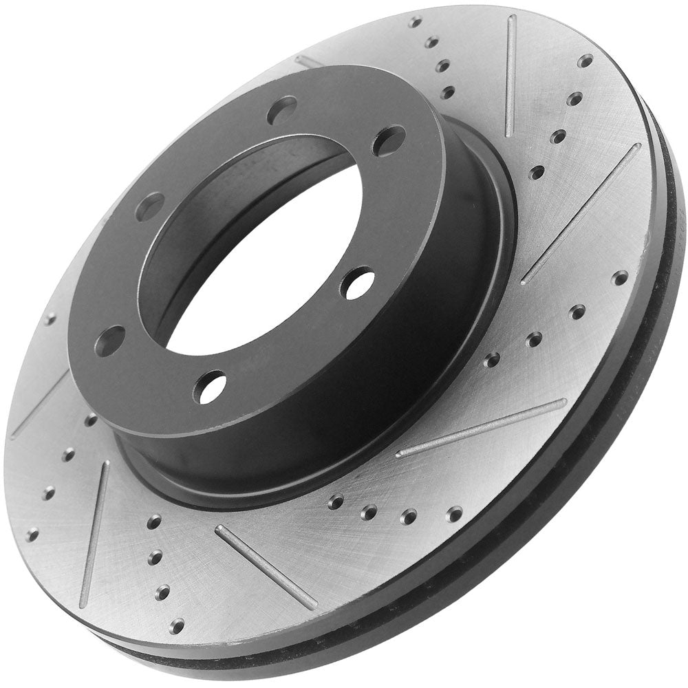 Expedition Navigator REAR E-Coated Drilled Brake Rotors Brake Pads