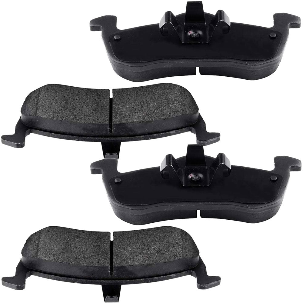 Expedition Navigator REAR E-Coated Drilled Brake Rotors Brake Pads