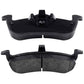 Expedition Navigator REAR E-Coated Drilled Brake Rotors Brake Pads