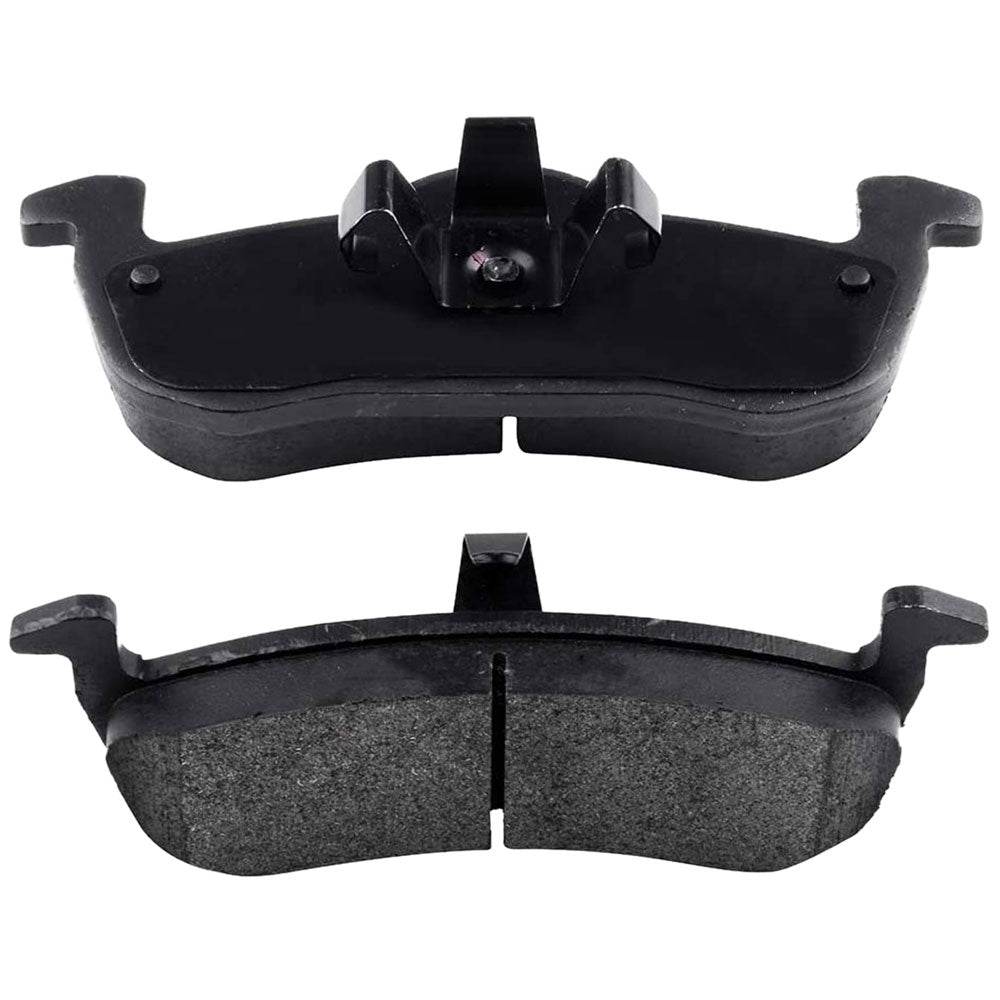 Expedition Navigator REAR E-Coated Drilled Brake Rotors Brake Pads