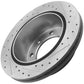 GEEKSTOP Drilled & Slotted Rear Brake Rotors fits for Replacement for Chevrolet Avalanche 2500 2002 - 2006, Chevrolet Silverado 1500, GMC Sierra 1500 2004, GMC Yukon XL 2500 2000 - 2005