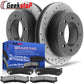 Rear Brake Rotors Ceramic Pads Chevrolet Avalanche 2500 Express 2500 3500