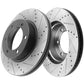 Chevy Express Silverado GMC Sierra 1500 Tahoe Rear Drilled Disc Brake Rotors