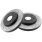 Chevy Silverado 1500 Tahoe GMC Yukon Rear Drilled Brake Rotors