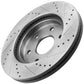 Chevy Silverado 1500 Tahoe GMC Yukon Rear Drilled Brake Rotors