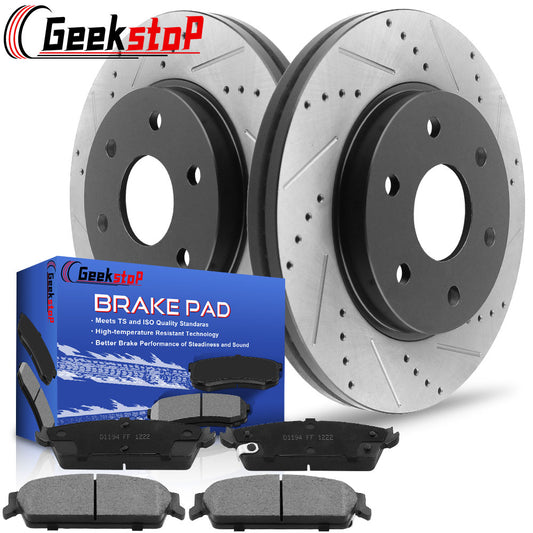 Cadillac Escalade Chevy GMC Silverado Sierra 1500 Rear Rotors Brake Pads