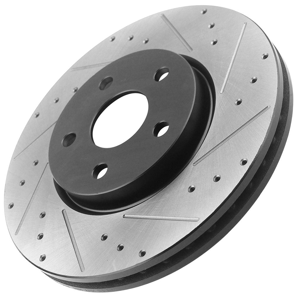 Chevrolet Equinox GMC Terrain Rear Drill Slot Brake Rotors Pads