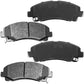 Geekstop Ceramic Front Brake Pads Kit 2009-2014 Acura TL All Models; 2006-2011 Honda Ridgeline All Models - 4pcs - All Clips & Included