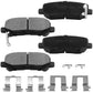 Honda Odyssey Pilot Acura MDX ZDX Rear Ceramic Brake Pads Hardware