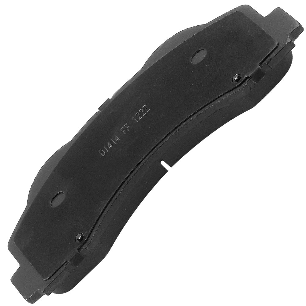 Geekstop ceramic rear brake pads kit for 2004-2012 Ford F-150 and 2006-2008 Lincoln Mark LT, featuring multiple brake pads and installation components for enhanced braking performance, durability, and quiet operation.