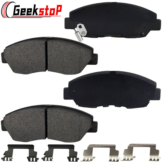 Geekstop Ceramic Front Brake Pads Kit 2003-2007 Cadillac CTS, 2005-2008 Cadillac STS, 2005-2008 Pontiac Grand Prix- 4pcs