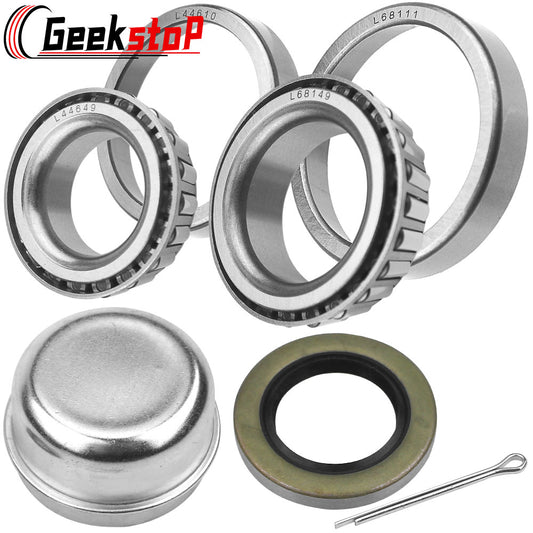 Geekstop K2-100 3500 lb.Trailer Axle Bearing Kit 10-19 Seal L44649/10 L68149/11