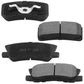 Jeep Compass Patriot Dodge Avenger Sebring Outlander Rear Ceramic Brake Pads