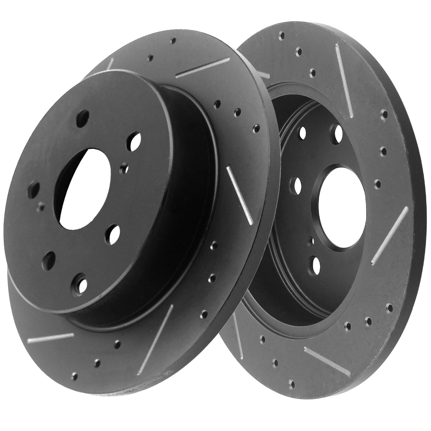 Lexus HS250H Toyota RAV4 Rear Drill Slot Brake Rotors