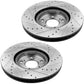 Acura MDX Front Brake Rotor Kits 2007–2020 BRF12040071BK - D1280