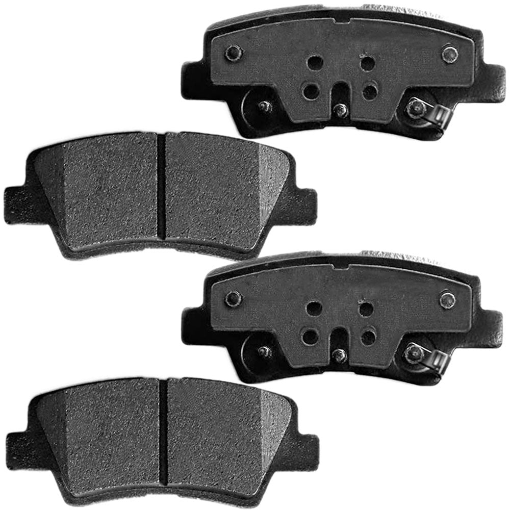 Hyundai Accent Elantra GT Kia Optima Rio Forte Soul Rear Ceramic Brake Pads