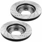 Chevy GMC Astro Safari Silverado Sierra 1500 REAR Brake Rotors Ceramic Pads