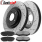 Ford Edge Lincoln MKX AWD 320MM Front Brake Rotors Brake Pads
