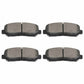 Geekstop Ceramic Rear Brake Pads Kit 2016-2020 Honda Passport/ Pilot/ Ridgeline, 2015-2016 Acura MDX - 4pcs