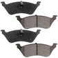 Chrysler Town Country Dodge Grand Caravan REAR Ceramic Brake Pads