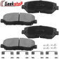 Dodge Dart Chrysler 200 Front Ceramic Brake Pads