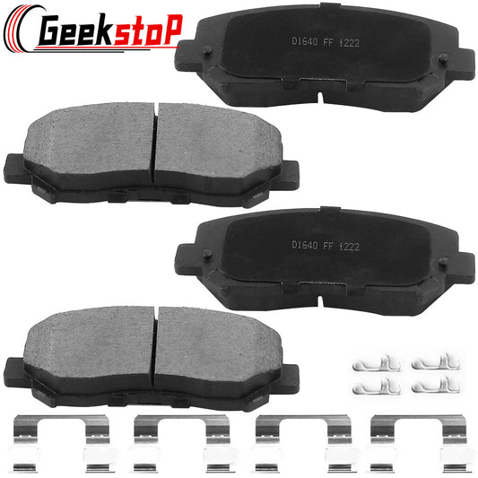 Dodge Dart Chrysler 200 Front Ceramic Brake Pads