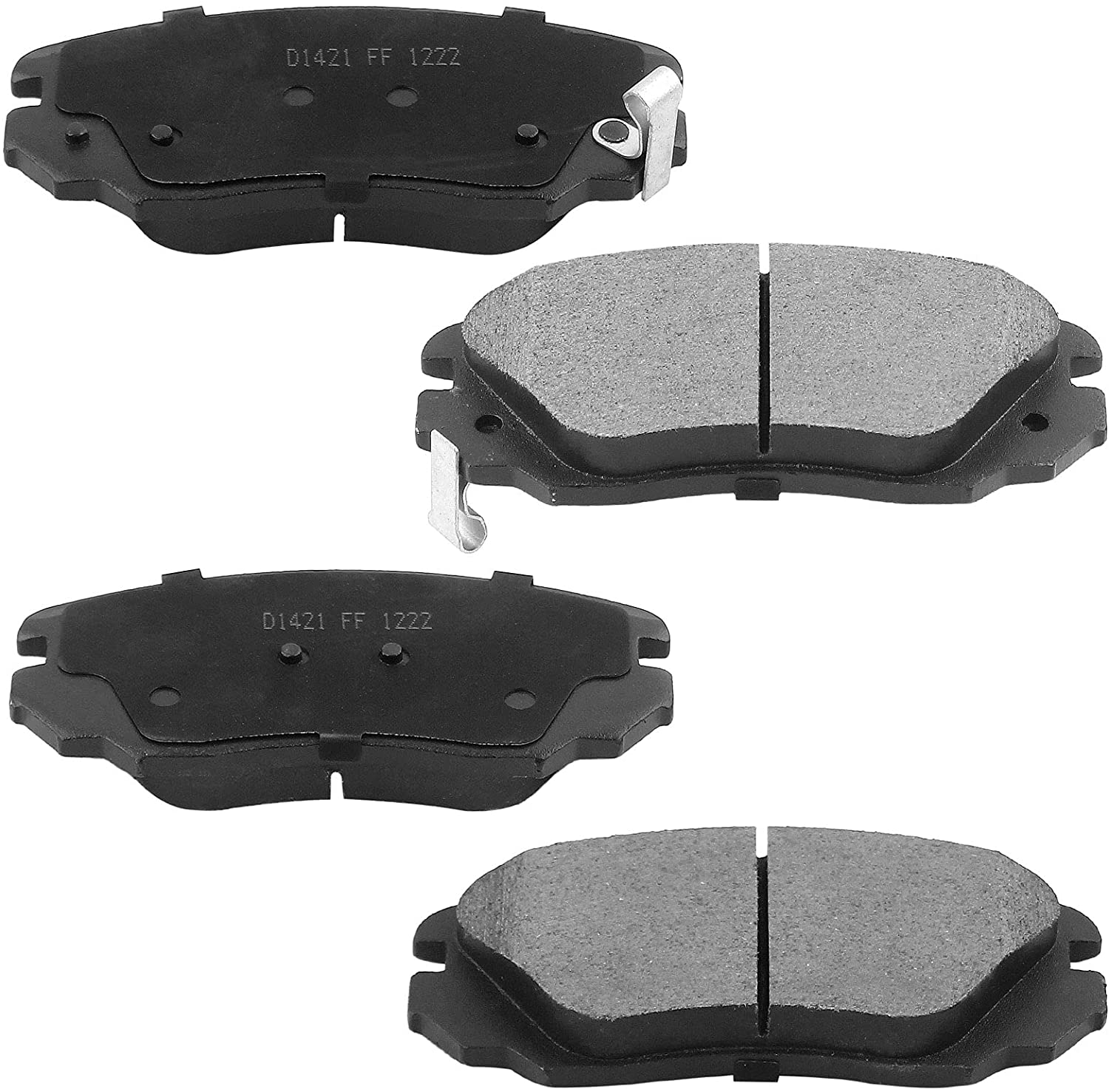 11.65" Front Drilled & Slotted Brake Rotors + Ceramic Pads For Buick LaCrosse/Regal, Chevy Malibu