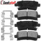 Chevy Malibu Allure Lacrosse Regal Rear Ceramic Brake Pads Hardware