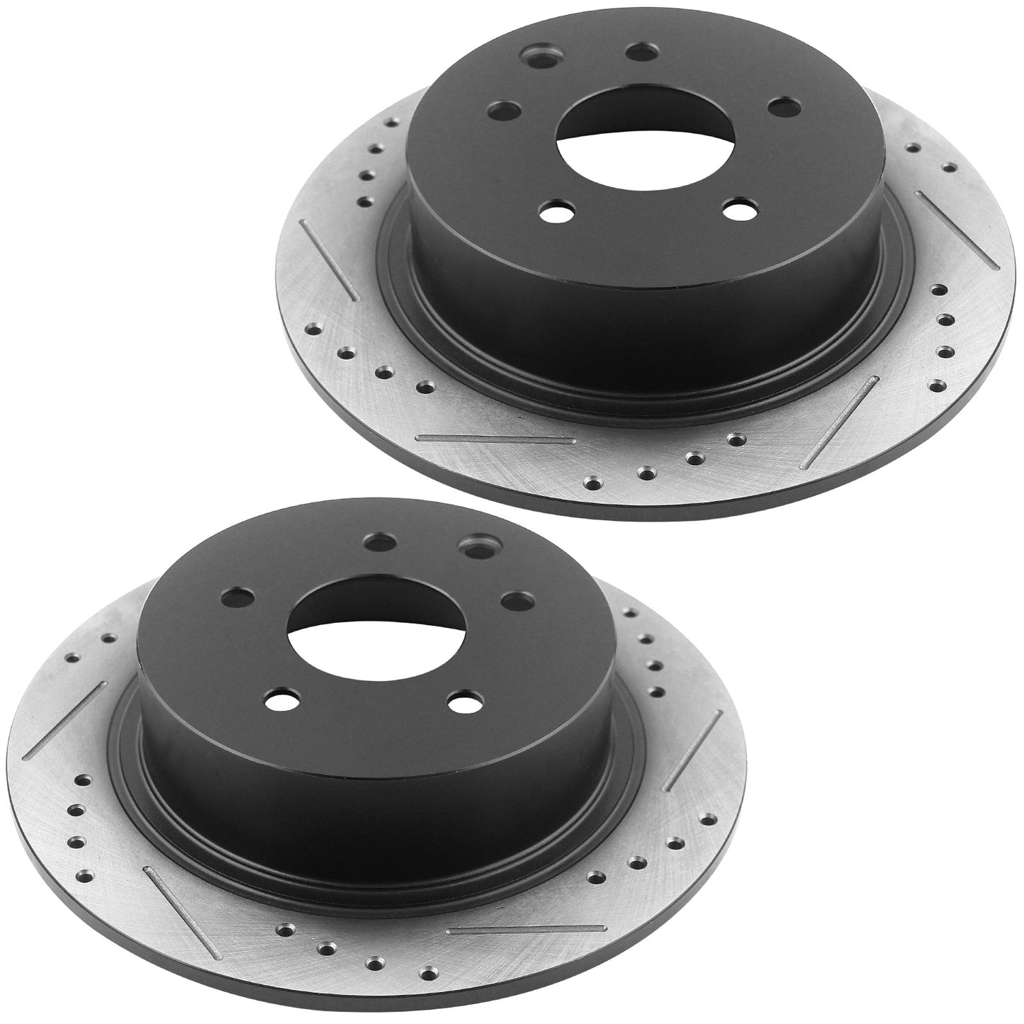 Nissan Altima Sentra 291mm REAR DRILLED Brake Rotors